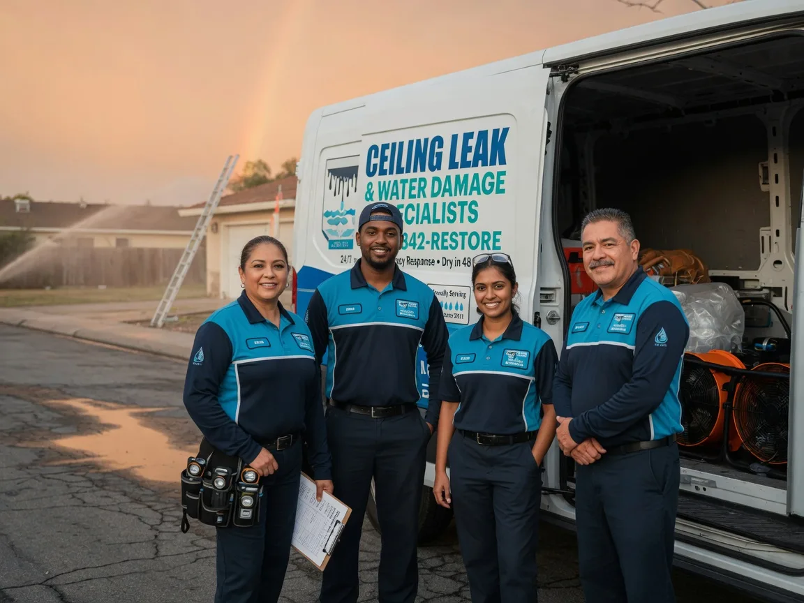 Ceiling Leak Cleanup company in Fall Creek, WI
