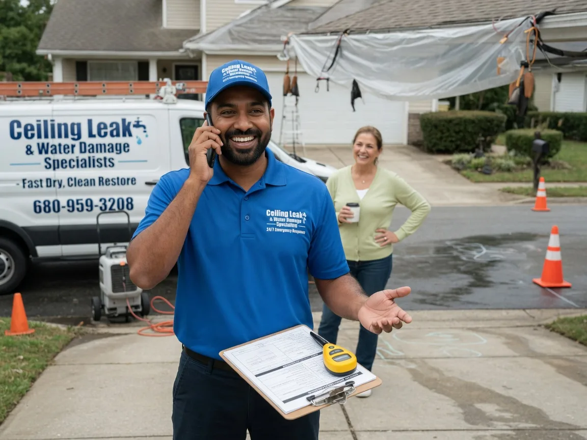 Ceiling Leak Cleanup Fall Creek, WI FAQs